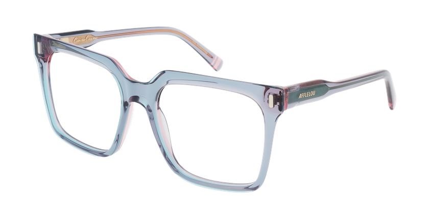 GAFAS GRADUADAS mujer CARACTÈRES PASSIONNÉE azul/morado - vista de frente