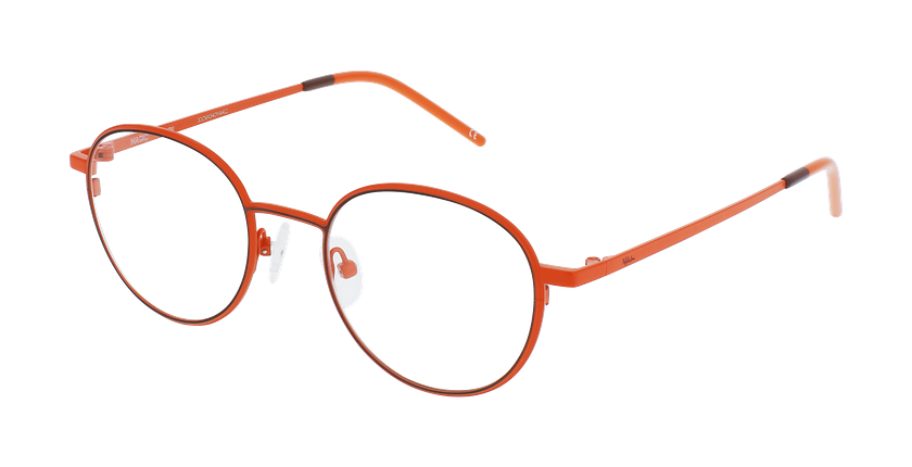 GAFAS GRADUADAS hombre MAGIC 155 naranja/marrón - vista de frente