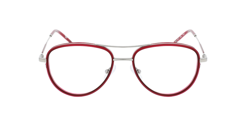 GAFAS GRADUADAS hombre MAGIC 185 rojo/plateado - vista de frente