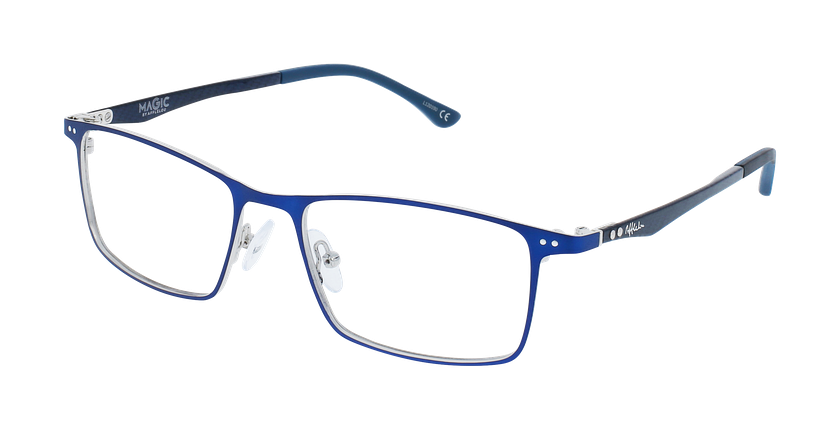 GAFAS GRADUADAS hombre MAGIC 129 CARBONE azul/azul / negro - vista de frente
