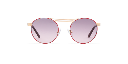 Gafas de sol mujer ROMY rosa/doradovista de frente