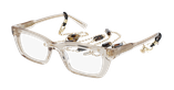 GAFAS GRADUADAS mujer CARACTÈRES CRÉATIVE marrón - vista de frente
