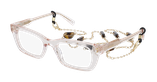 GAFAS GRADUADAS mujer CARACTÈRES CRÉATIVE rosa - vista de frente