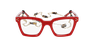 GAFAS GRADUADAS mujer MYSTERIEUSE rojo