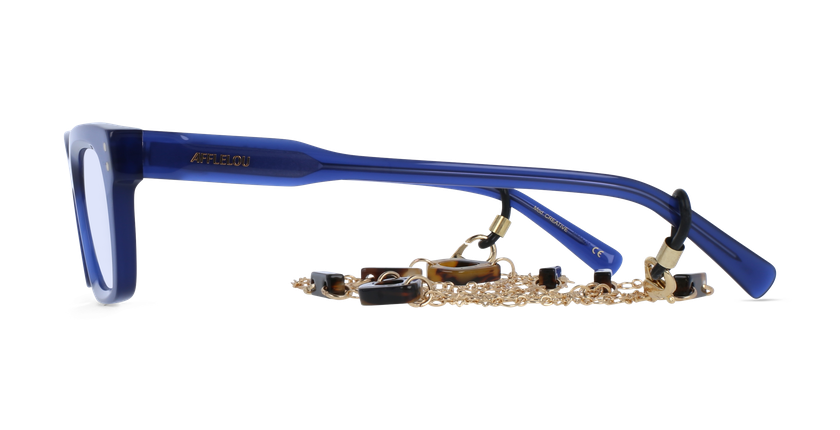 GAFAS GRADUADAS mujer CARACTÈRES CRÉATIVE azul/morado - vista de frente