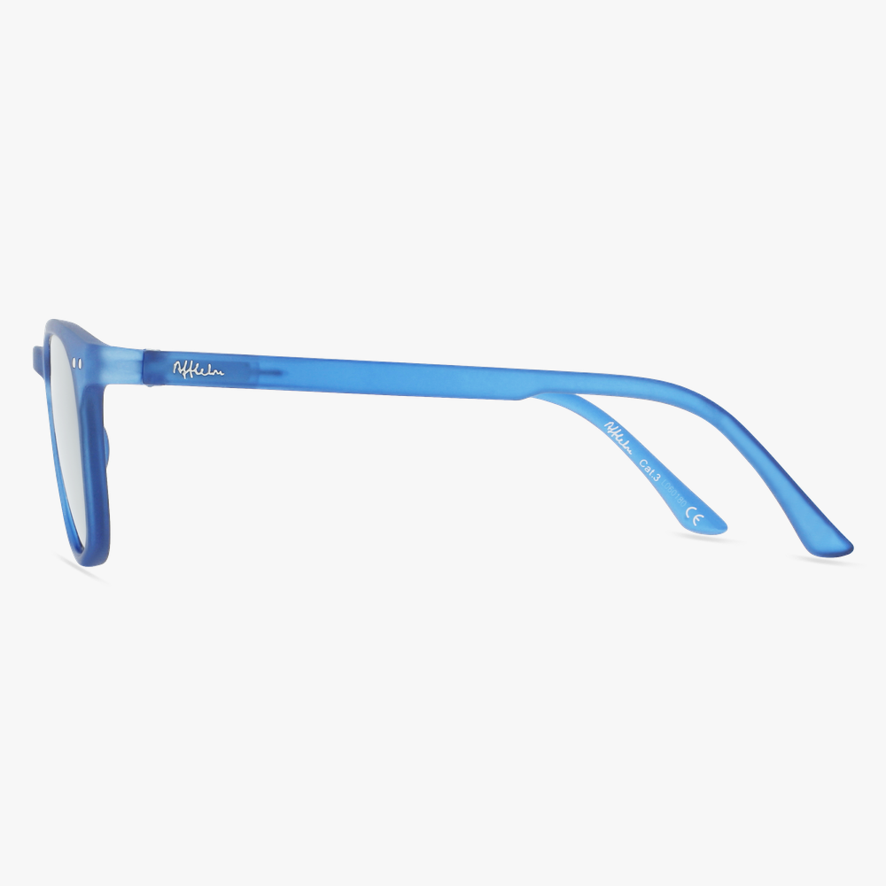 GAFAS DE SOL niños VALME azul/azul oscuro mate - vista de frente