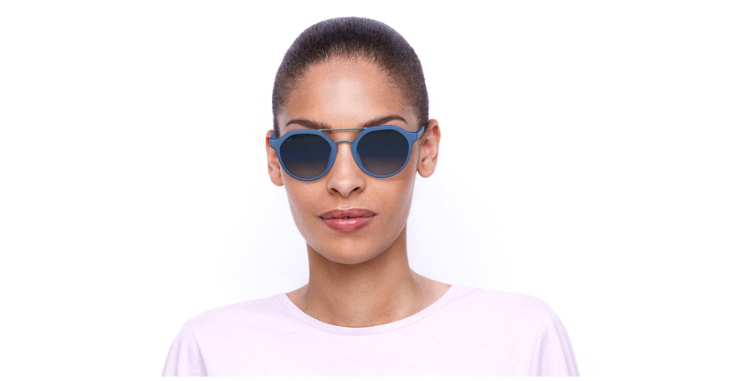 Gafas de sol mujer KYLIE azul - vista de frente