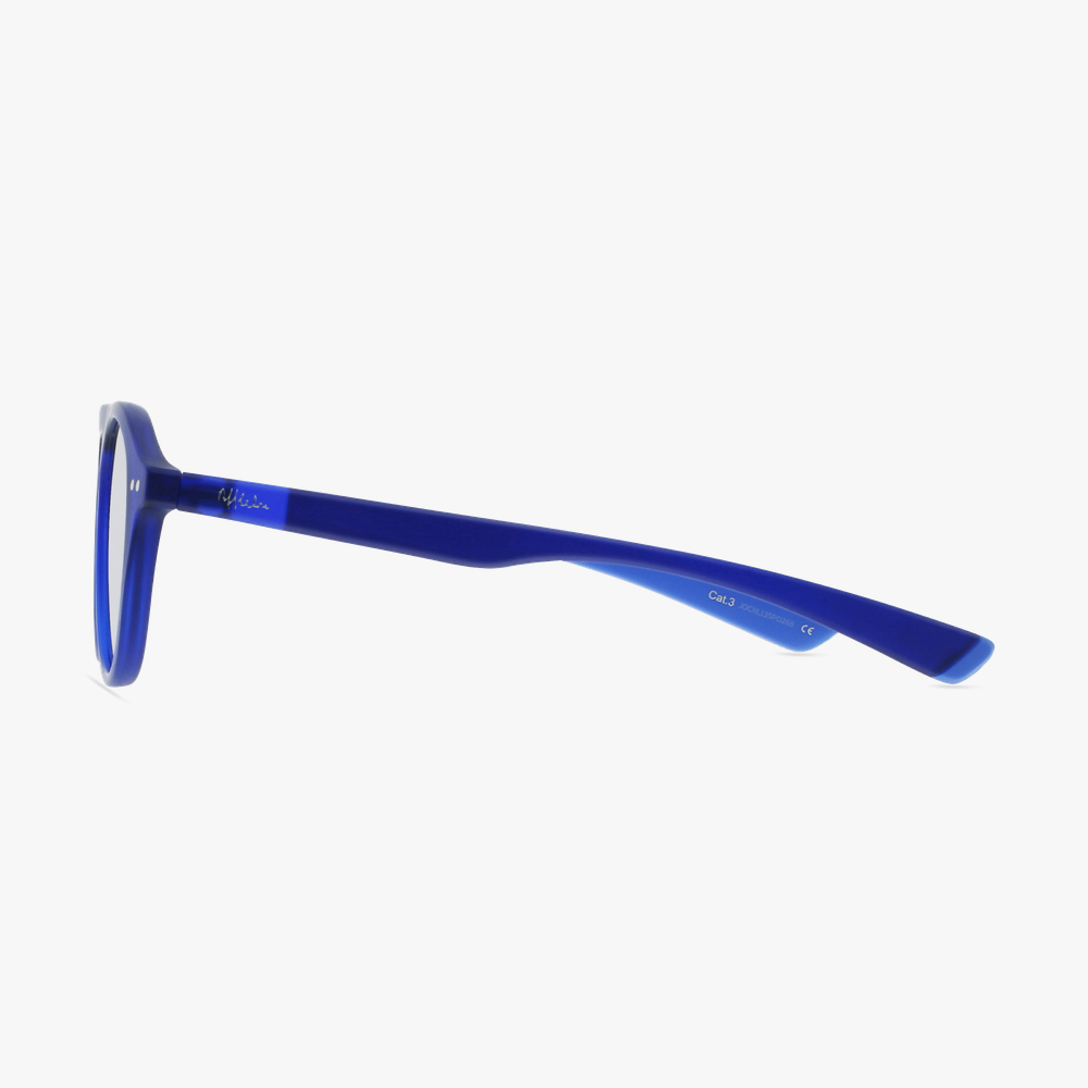 GAFAS DE SOL hombre BORNEO azul/azul - vista de lado