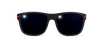 GAFAS DE SOL hombre DIEGO negro - vista de frente