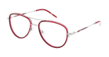 GAFAS GRADUADAS hombre MAGIC 185 rojo/plateado - vista de frente
