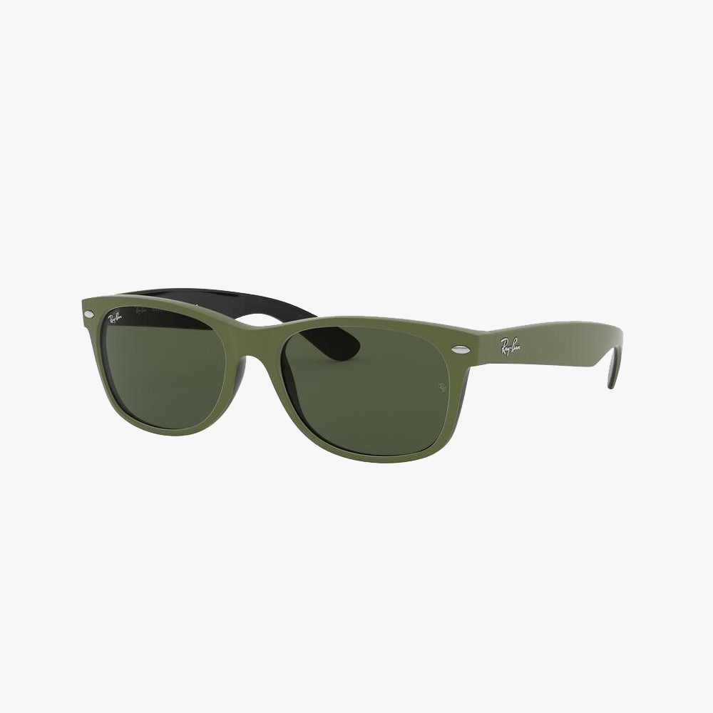GAFAS DE SOL New Wayfarer RB2132 verde/negro - vista de frente