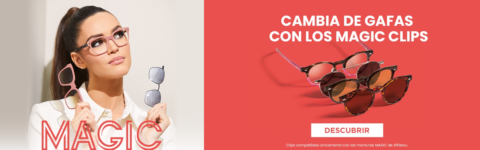 Cambia de gafas con los Magic Clips