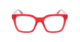 GAFAS GRADUADAS mujer JOHANNE rojo - vista de frente