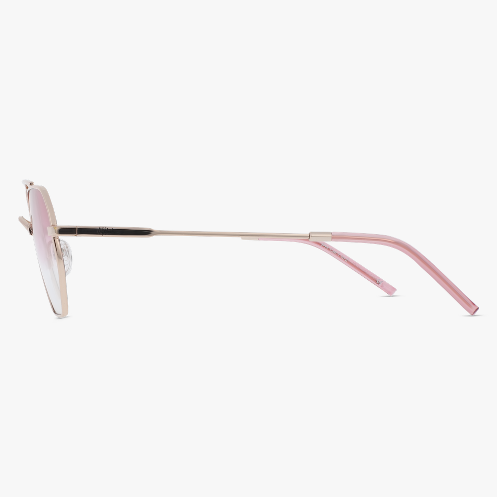 GAFAS DE SOL CERVIN dorado/rosa - vista de frente