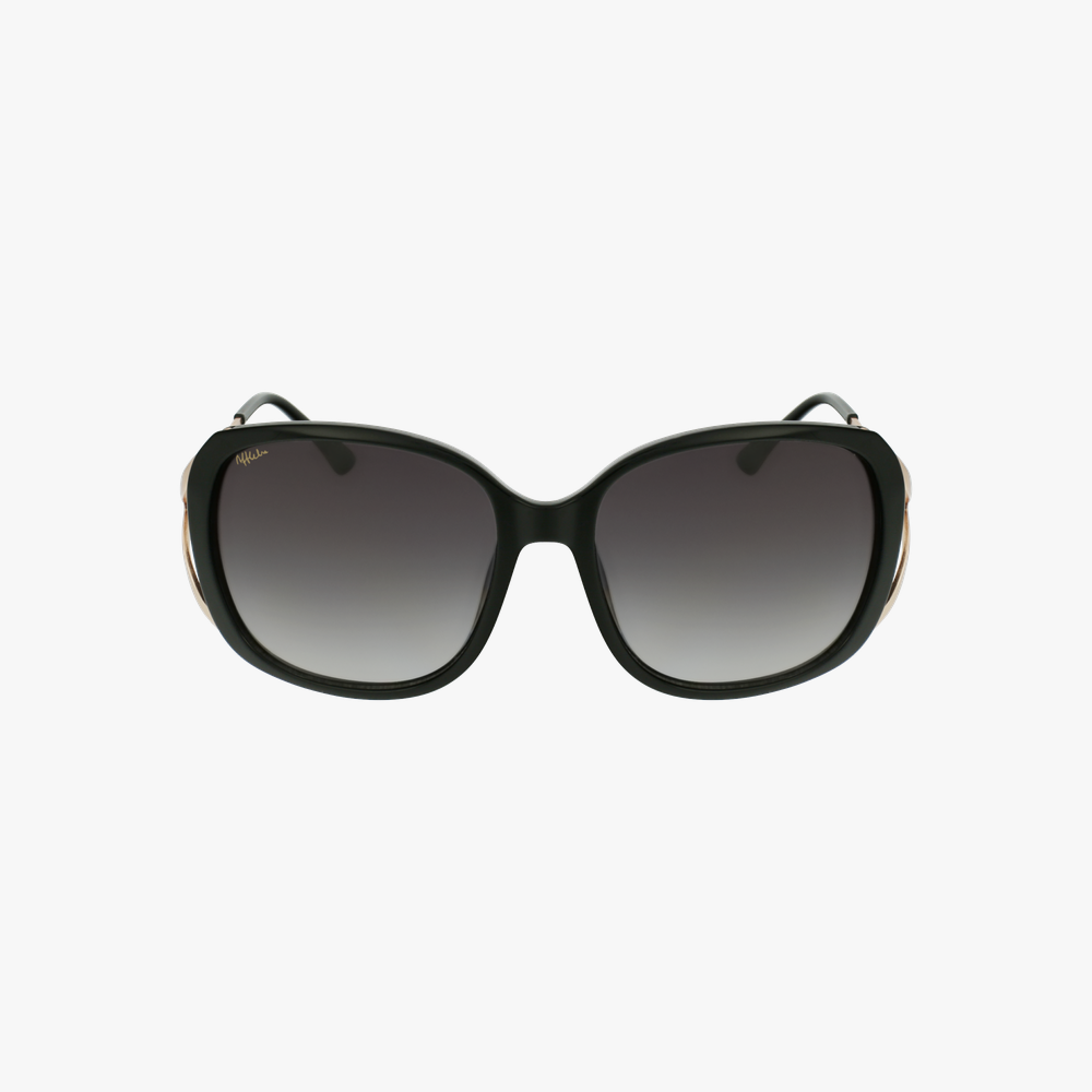 GAFAS DE SOL mujer ROSALES negro/dorado - vista de frente