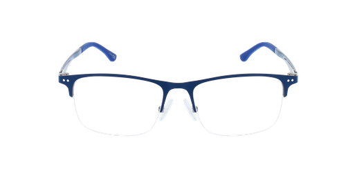 GAFAS GRADUADAS hombre MAGIC 128 CARBONE azul/azul / negrovista de frente