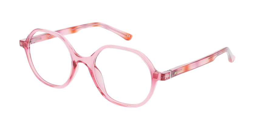 GAFAS GRADUADAS niños CALIE rosa/dorado - vista de frente