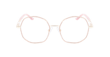 GAFAS GRADUADAS mujer MAGIC290 rosa/dorado - vista de frente