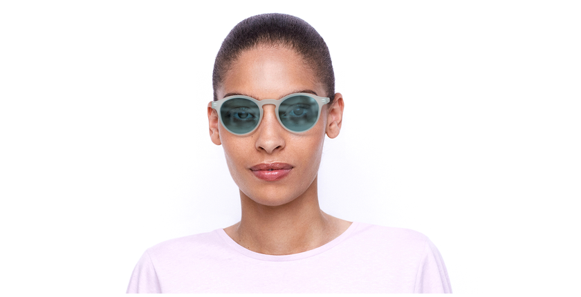 Gafas de sol mujer CARMEN blanco - vista de frente
