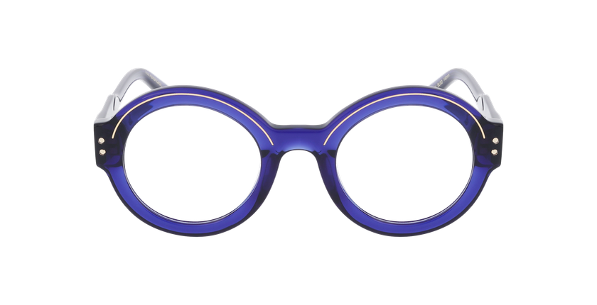 GAFAS GRADUADAS mujer CARACTÈRES FIL D'OR PERSPICACE azul - vista de frente
