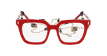 GAFAS GRADUADAS mujer CARACTÈRES RÊVEUSE rojo - vista de frente