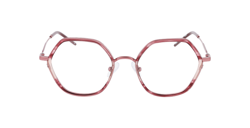 GAFAS GRADUADAS mujer MAGIC218 rosa/dorado - vista de frente