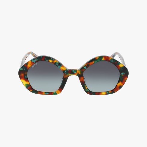 GAFAS DE SOL mujer FORMA carey/verde vista de frente
