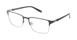 GAFAS GRADUADAS hombre BAPTISTE negro/plateado - vista de frente