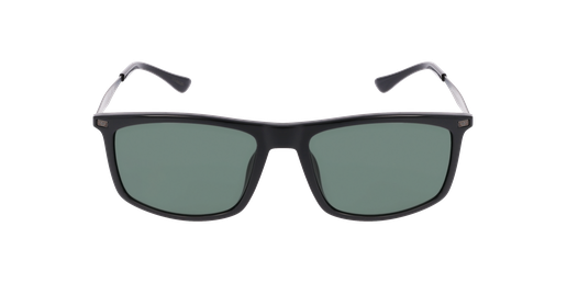 GAFAS DE SOL hombre 0EA4171U negro brillante vista de frente