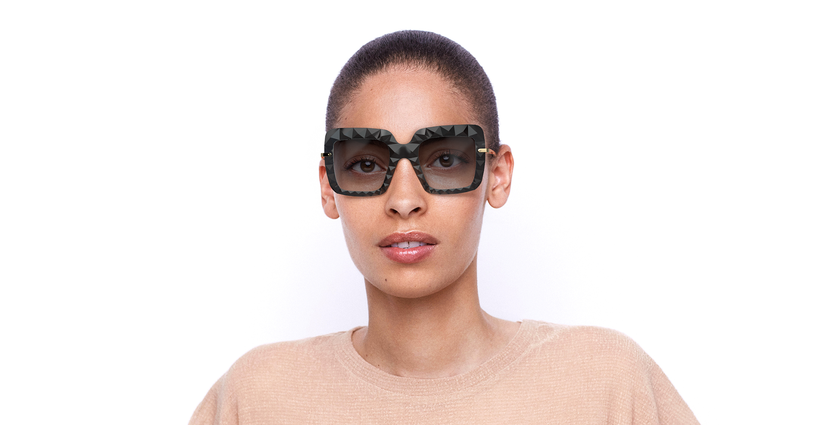 Gafas de sol mujer 0DG6111 gris/dorado - vista de frente
