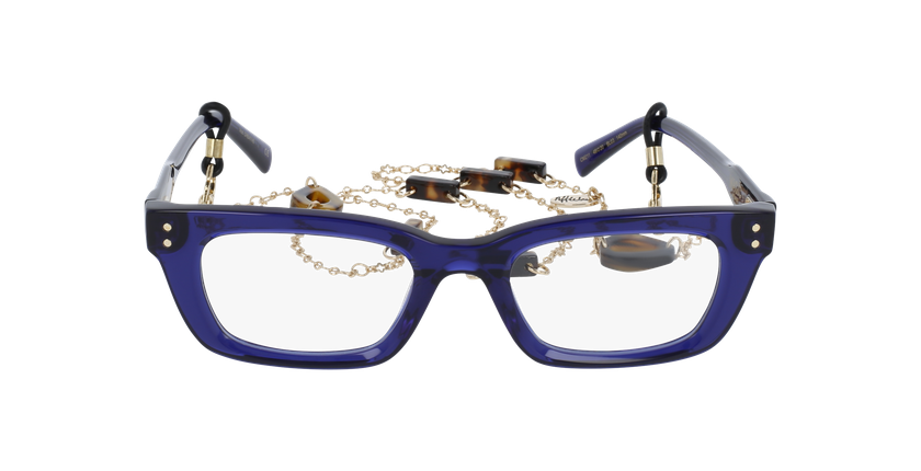 GAFAS GRADUADAS mujer CARACTÈRES CRÉATIVE azul - vista de frente