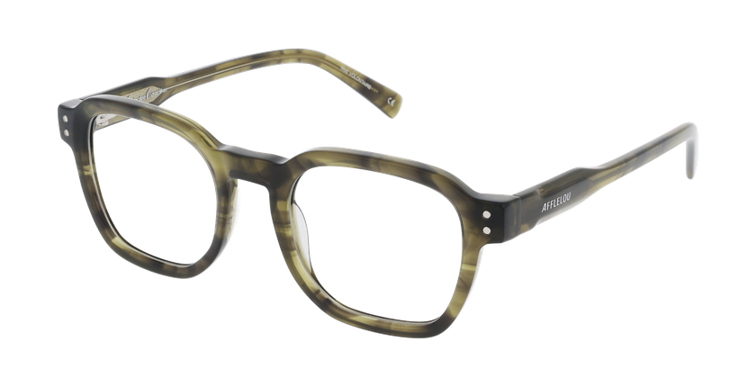 GAFAS GRADUADAS hombre CARACTÈRES VOLONTAIRE verde - vista de frente