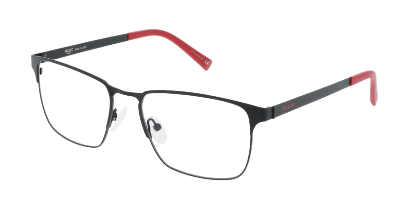 GAFAS GRADUADAS hombre ELVIS negro - vista de frente
