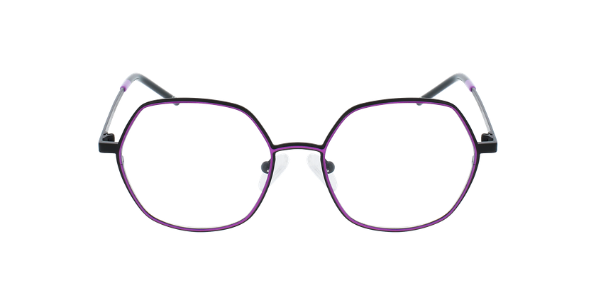 GAFAS GRADUADAS mujer MAGIC 153 negro/morado - vista de frente