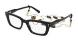 GAFAS GRADUADAS mujer CARACTÈRES CRÉATIVE negro - vista de frente
