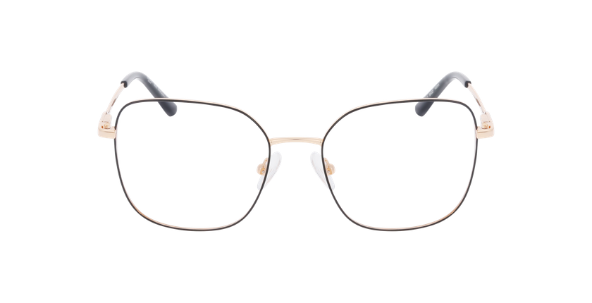 GAFAS GRADUADAS mujer MANOLIA negro/dorado - vista de frente