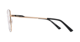 GAFAS GRADUADAS mujer MANOLIA negro/dorado - vista de frente