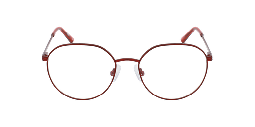 GAFAS GRADUADAS mujer DAVIA rojo vista de frente