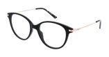 GAFAS GRADUADAS mujer LEONOR negro - vista de frente