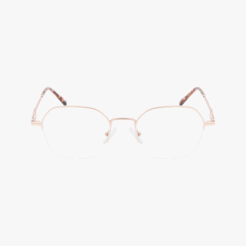 GAFAS GRADUADAS mujer AMALIA dorado vista de frente