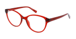 GAFAS GRADUADAS mujer RZERO34 rojo - vista de frente