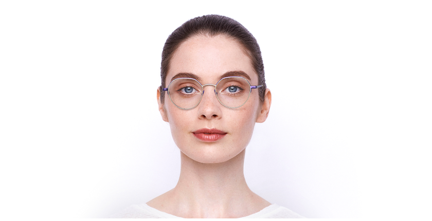GAFAS GRADUADAS mujer MAGIC 150 morado/dorado - vista de frente
