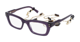 GAFAS GRADUADAS mujer CARACTÈRES CRÉATIVE morado - vista de frente