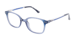 GAFAS GRADUADAS niños LORIS azul/azul cristal - vista de frente