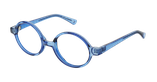 GAFAS GRADUADAS niños RZERO19 azul cristal/negro - vista de frente