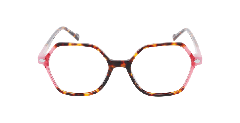 GAFAS GRADUADAS mujer MAGIC279 carey/rojo - vista de frente