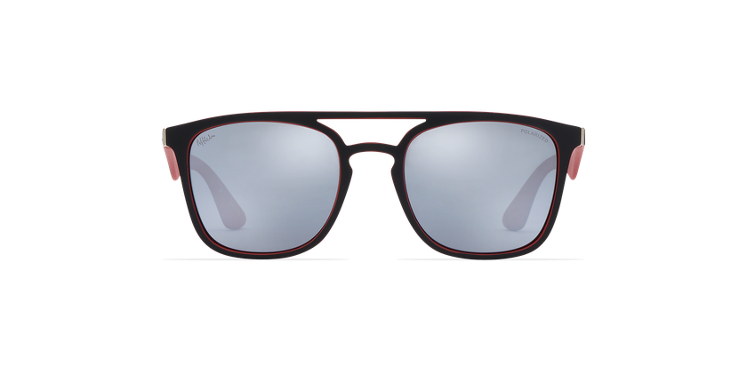 GAFAS DE SOL OSTUNI POLARIZED negro/rojo - vista de frente
