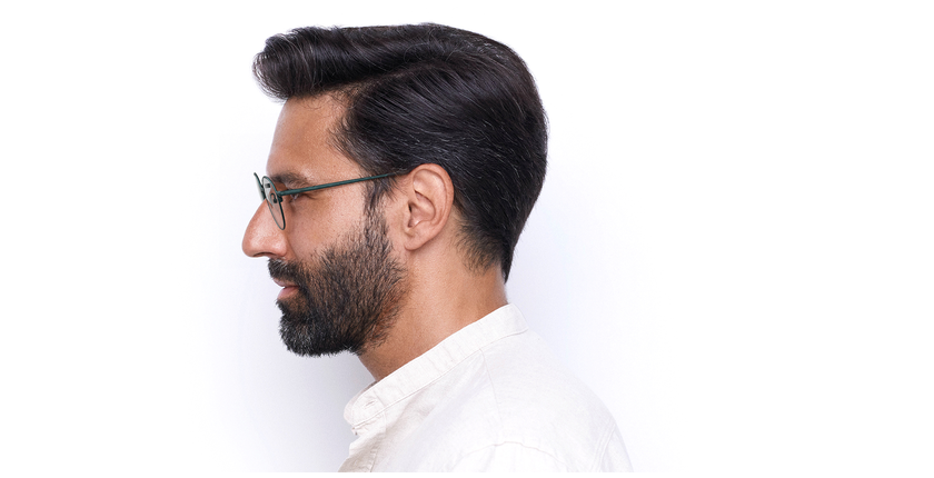 GAFAS GRADUADAS hombre MAGIC 155 verde/negro - vista de frente