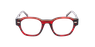 GAFAS GRADUADAS mujer CARACTÈRES FIL D'OR AUTHENTIQUE rojo