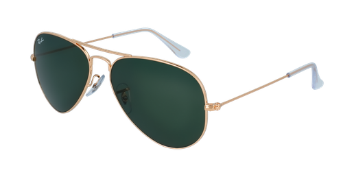 GAFAS DE SOL AVIATOR LARGE METAL dorado